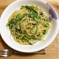 カボリン's cooksnap of when they made 水菜とえのきのパスタ.