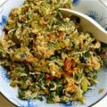 ひまわりのん's cooksnap of when they made ホロホロ～大根葉としらす・卵の炒め物～.