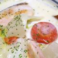 バカの壁's cooksnap of when they made 鮭牛乳汁.