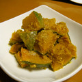 こうまさmam's cooksnap of when they made 塩麹deかぼちゃのゴマ和え♪.