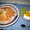 ブンショウ's cooksnap of when they made セロリとしめじのナポリタン.