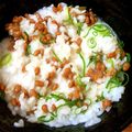 ぱんまんちゃん's cooksnap of when they made ** 我が家の定番＠納豆チーズ粥 **.