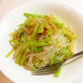 sckkmkr's cooksnap of when they made ダイエット☆しらたきのパスタ（菜花・鶏）.