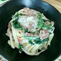 もじゃこてつー's cooksnap of when they made 簡単♪クリームパスタ.