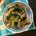 チコリナ's cooksnap of when they made 簡単☆小松菜とちくわとしめじの煮物.