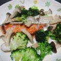 けん妻's cooksnap of when they made 簡単！鮭のバター焼きクリームソース添え♡.