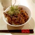 ふわふわわん's cooksnap of when they made 牛丼.