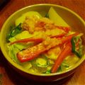 くもも's cooksnap of when they made 野菜の明太チーズ焼き☆.