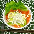 ちー（・＿・）'s cooksnap of when they made カフェ風★アボカドサーモン丼ランチ.