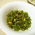 ruruyun's cooksnap of when they made 栄養満点！人参葉のナッツふりかけ.