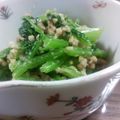 チェブきち's cooksnap of when they made ∞∞∞　自然食卓　小松菜のピーナッツ和え.