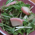 のんべぇヒロ's cooksnap of when they made ✿水菜とかまぼこの❀和風さっぱり和え✿.