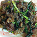 ガチャ＊'s cooksnap of when they made ささっと簡単　牛肉と青ねぎの甘辛炒め.