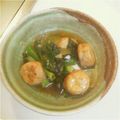 boutoneige's cooksnap of when they made ガンモとチンゲンサイの旨煮.