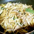 はなはなぷー's cooksnap of when they made 豚肉と小松菜、きのこ、ごぼうの塩麹炒め.