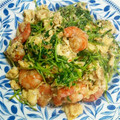 じぇしか・しゃな's cooksnap of when they made 中華風♪豆苗とエビの卵炒め.