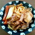 mayutae's cooksnap of when they made すき焼きうどん.