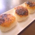 papikun's cooksnap of when they made にんにくネギマヨ味噌　焼きおにぎり.
