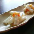 ♪珠香♪'s cooksnap of when they made ながいもの梅トマト甘酢漬け.