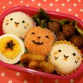 綾波綾's cooksnap of when they made ＊キャラ弁＊ハロウィンお化け弁当.