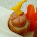 みゆう323's cooksnap of when they made ちくわ✿ウインナーのピック飾り✿お弁当.