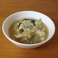 かおpon's cooksnap of when they made 茄子のかきたま味噌汁(*^^*).