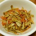 ちゅん太0215's cooksnap of when they made きんぴらごぼう.