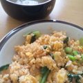 えちごわん's cooksnap of when they made 簡単！キムチチャーハン！.
