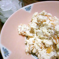 aibox's cooksnap of when they made 柿とちくわの白和え.