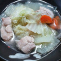 りょうた＆けいたママ's cooksnap of when they made 白菜と鶏肉の本だし煮込み.