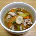 ｍｉｋａｋｋｕｍａ's cooksnap of when they made 竹輪でもごぼ天でも！練り物が決めての豚汁.