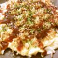 べゃりー's cooksnap of when they made ☆残ったそうめんでお好み焼きオムレツ☆.