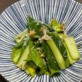 Nilmini's cooksnap of when they made 生で美味しい！小松菜とじゃこのサラダ.