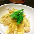 みnoko's cooksnap of when they made フライパンひとつの親子丼！.