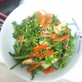 あき姫ちゃん's cooksnap of when they made 野菜のおかず☆人参葉とエノキのポン酢炒め.