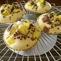 ヌーシ's cooksnap of when they made お婆ちゃんに送るさつまいも黒糖蒸しパン★.