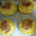 はいジョーズ's cooksnap of when they made かぼちゃの甘さ☆材料２つのスコーン.