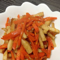 jupiters's cooksnap of when they made にんじんとちくわのきんぴら.