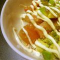 まリ＠ぺ's cooksnap of when they made アボカドトマトのチーズ丼.