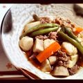 cayocos's cooksnap of when they made 里芋と牛肉の仲良し煮物.