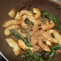 terua's cooksnap of when they made ピーマンとちくわのきんぴら風.