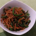 光美ママ's cooksnap of when they made 人参とピーマンのキンピラ.