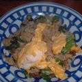 Jock's cooksnap of when they made 牛肉とレタスの炒飯♪.