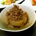MONJIsan's cooksnap of when they made 子供も喜ぶ♪大根のそぼろ肉あんかけ.