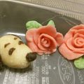 shouko's cooksnap of when they made マジパンの薔薇.