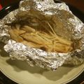 Ｐ子ママ's cooksnap of when they made 鮭とキノコの塩麹、バターのホイル蒸し.
