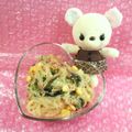 みなみんくっきんぐ's cooksnap of when they made オクラとコーンの梅マヨ春雨サラダ.
