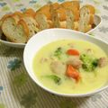 赤い電話's cooksnap of when they made ご飯のおかずになる！クリームシチュー.