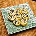 ちべターリー's cooksnap of when they made ✿お弁当に♪♪くるくる卵焼き✿.