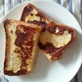 hanataroo's cooksnap of when they made フレンチトースト《パルメザンチーズ》.